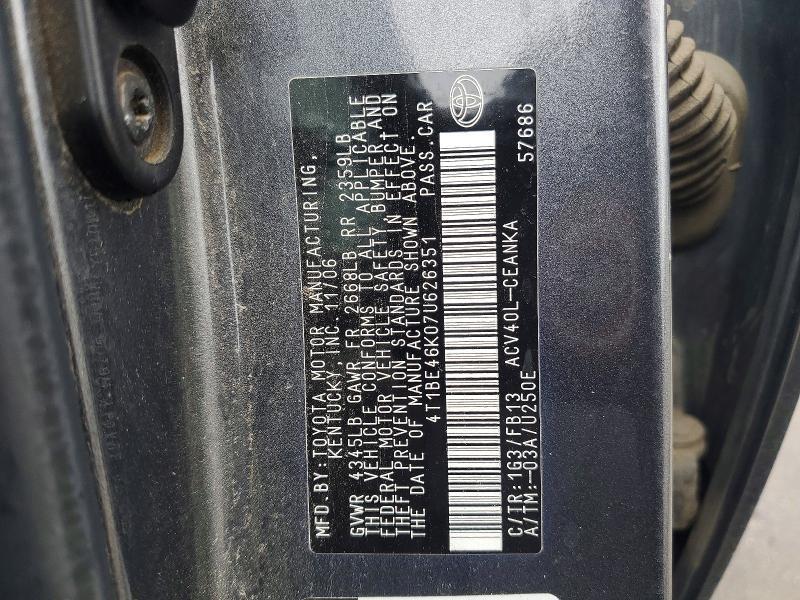 2007 Toyota Camry ce