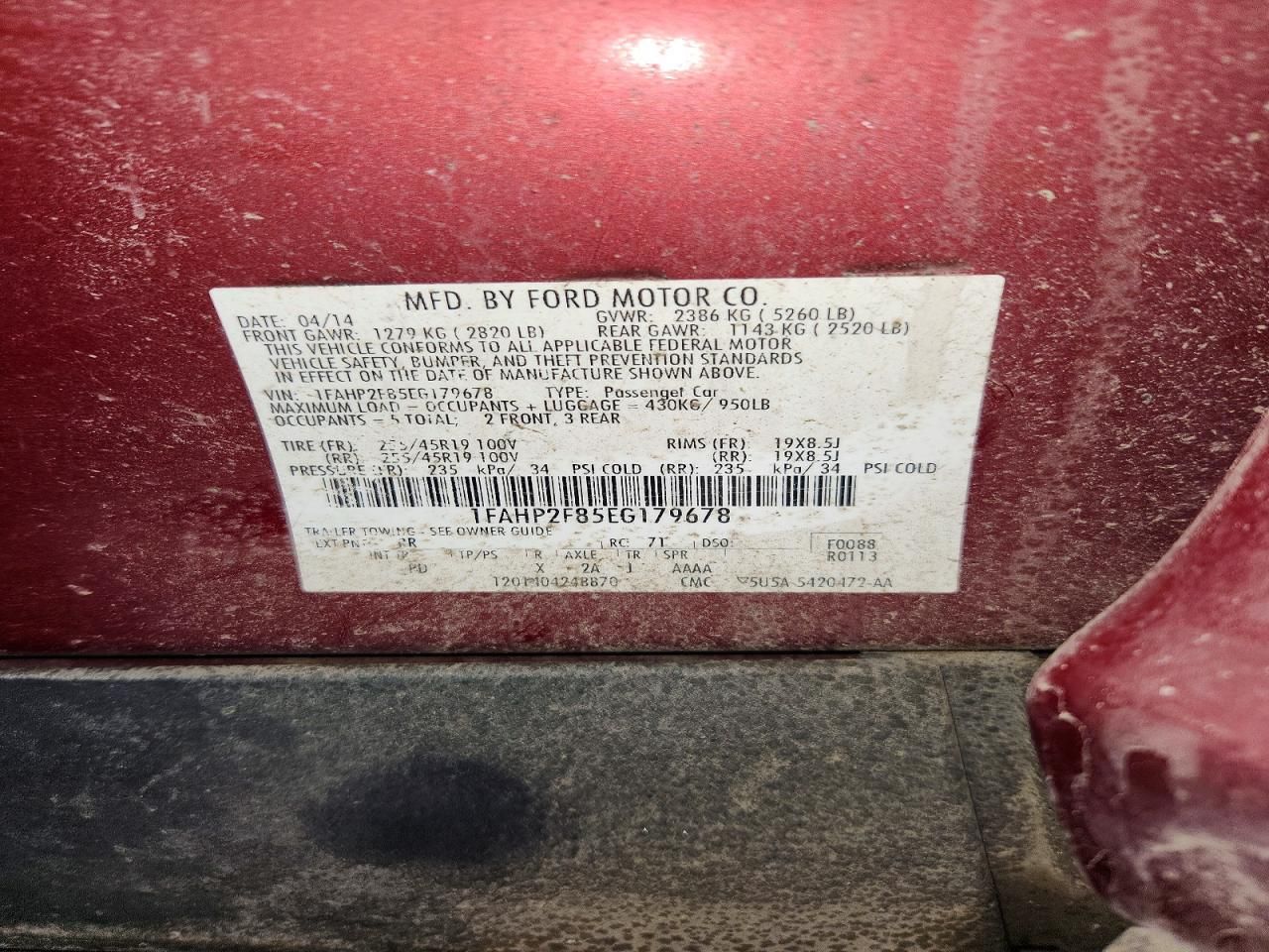 2014 Ford Taurus Limited