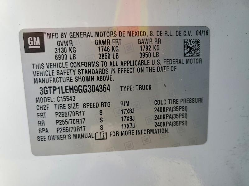 2016 GMC Sierra C1500