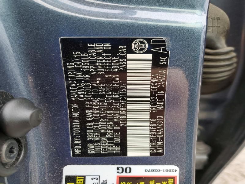 2015 Toyota Corolla l