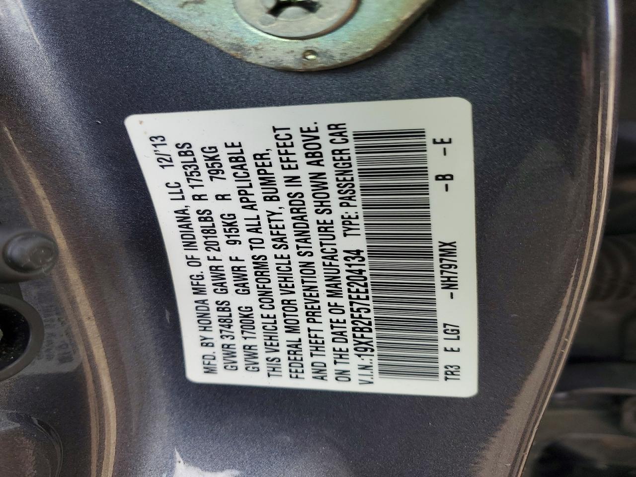 2014 Honda Civic lx