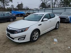 Salvage cars for sale from Copart Hampton, VA: 2015 KIA Optima lx