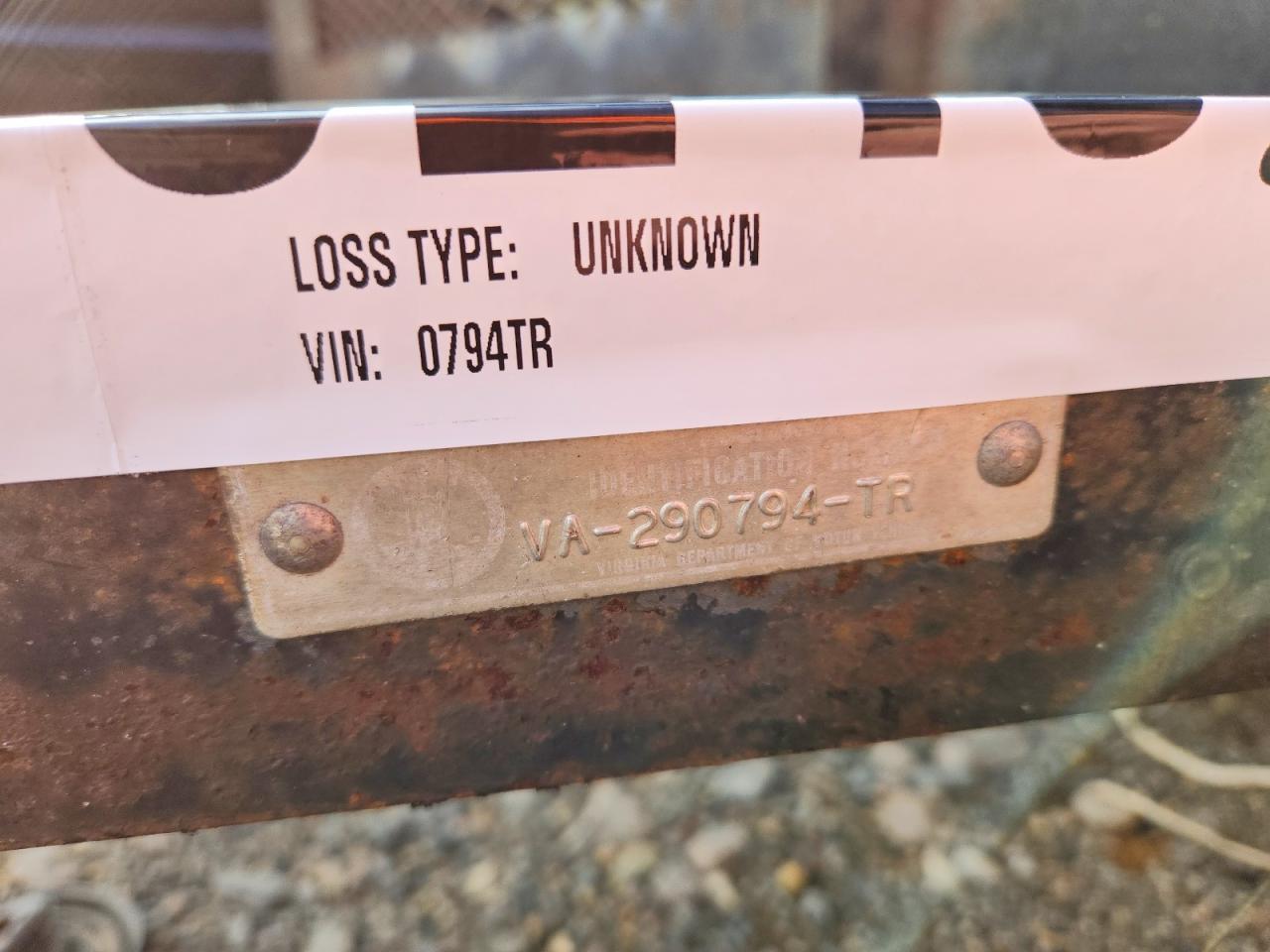 2001 Unknown 2001 Utility Trailer