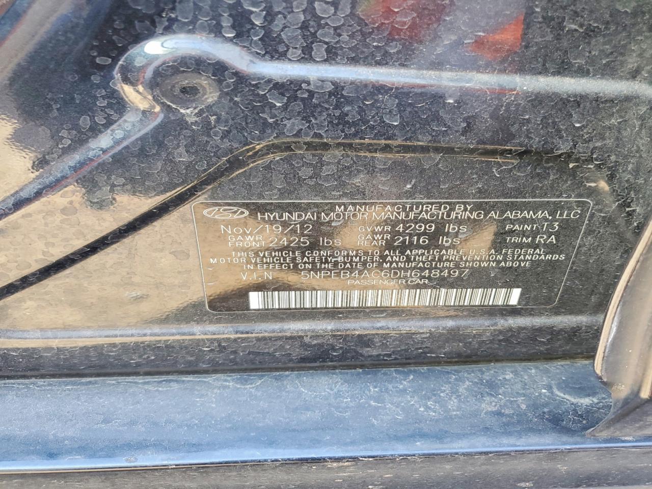 2013 Hyundai Sonata gls