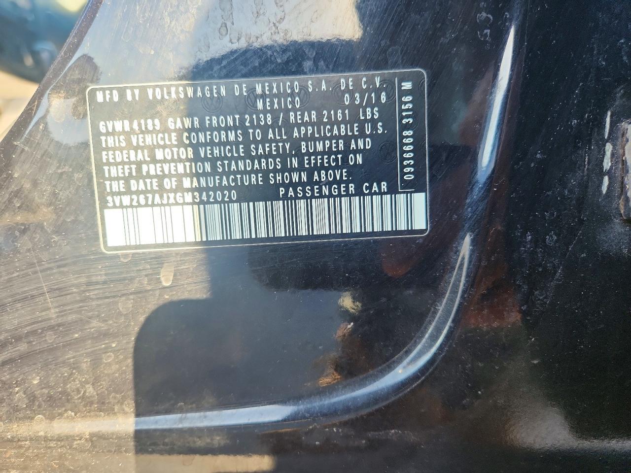 2016 Volkswagen Jetta s