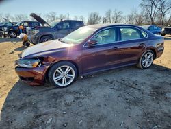 Volkswagen salvage cars for sale: 2014 Volkswagen Passat se