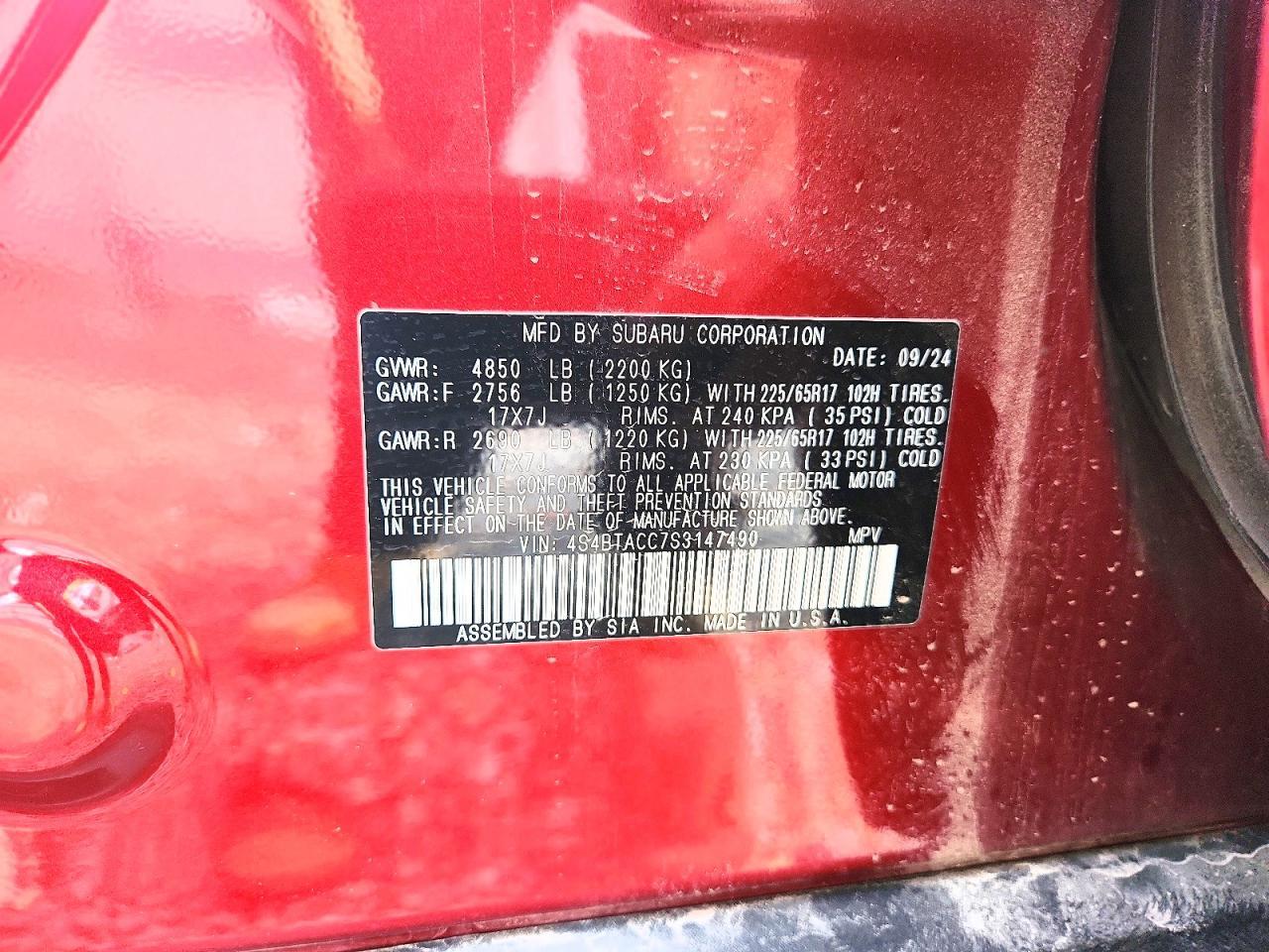 2025 Subaru Outback Premium