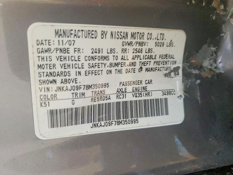 2008 Infiniti Ex35 Base