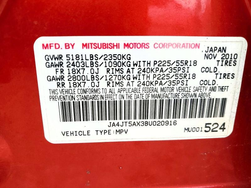 2011 Mitsubishi Outlander gt