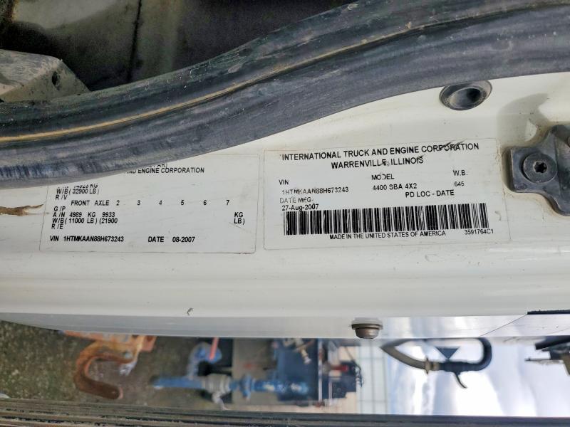 2008 International 4400 Vacuum Truck