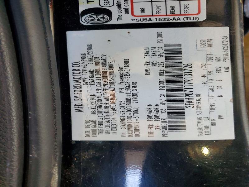 2007 Ford Fusion se