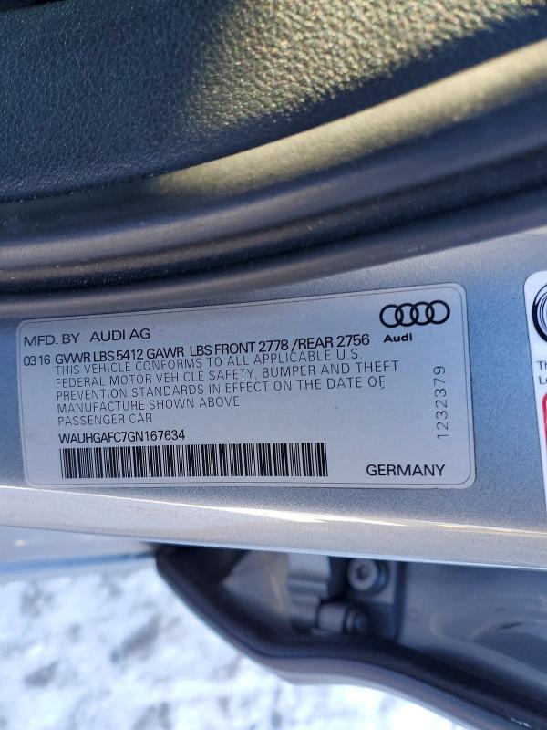 2016 Audi A6 Prestige