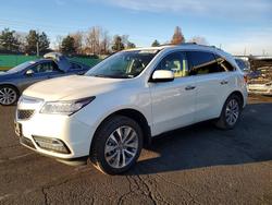 Acura mdx salvage cars for sale: 2015 Acura Mdx Technology