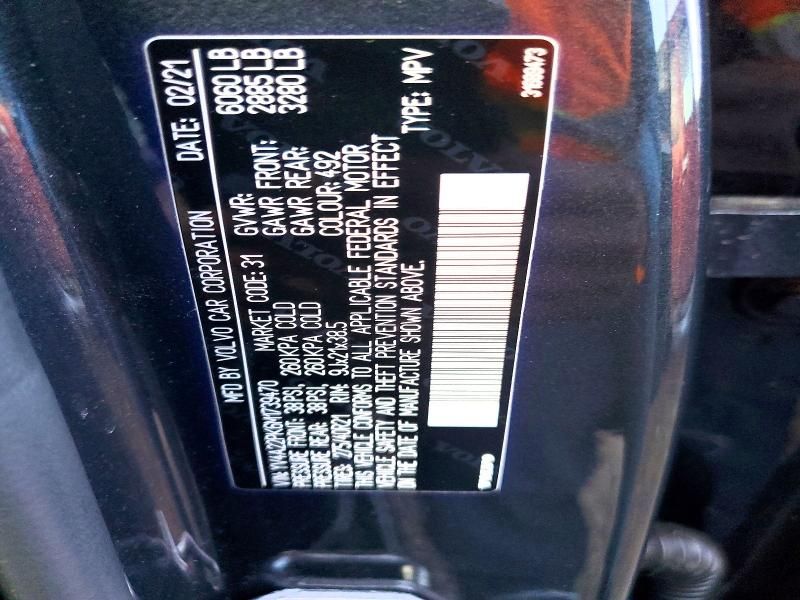 2021 Volvo Xc90 T6 Momentum