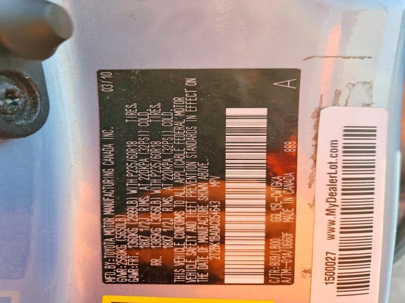 2010 Lexus Rx 350 Base