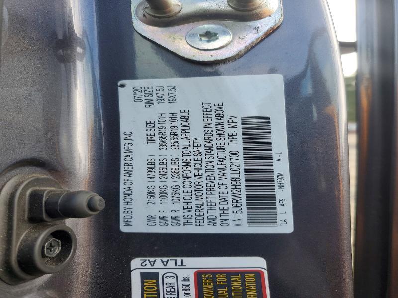 2020 Honda Cr-v Touring