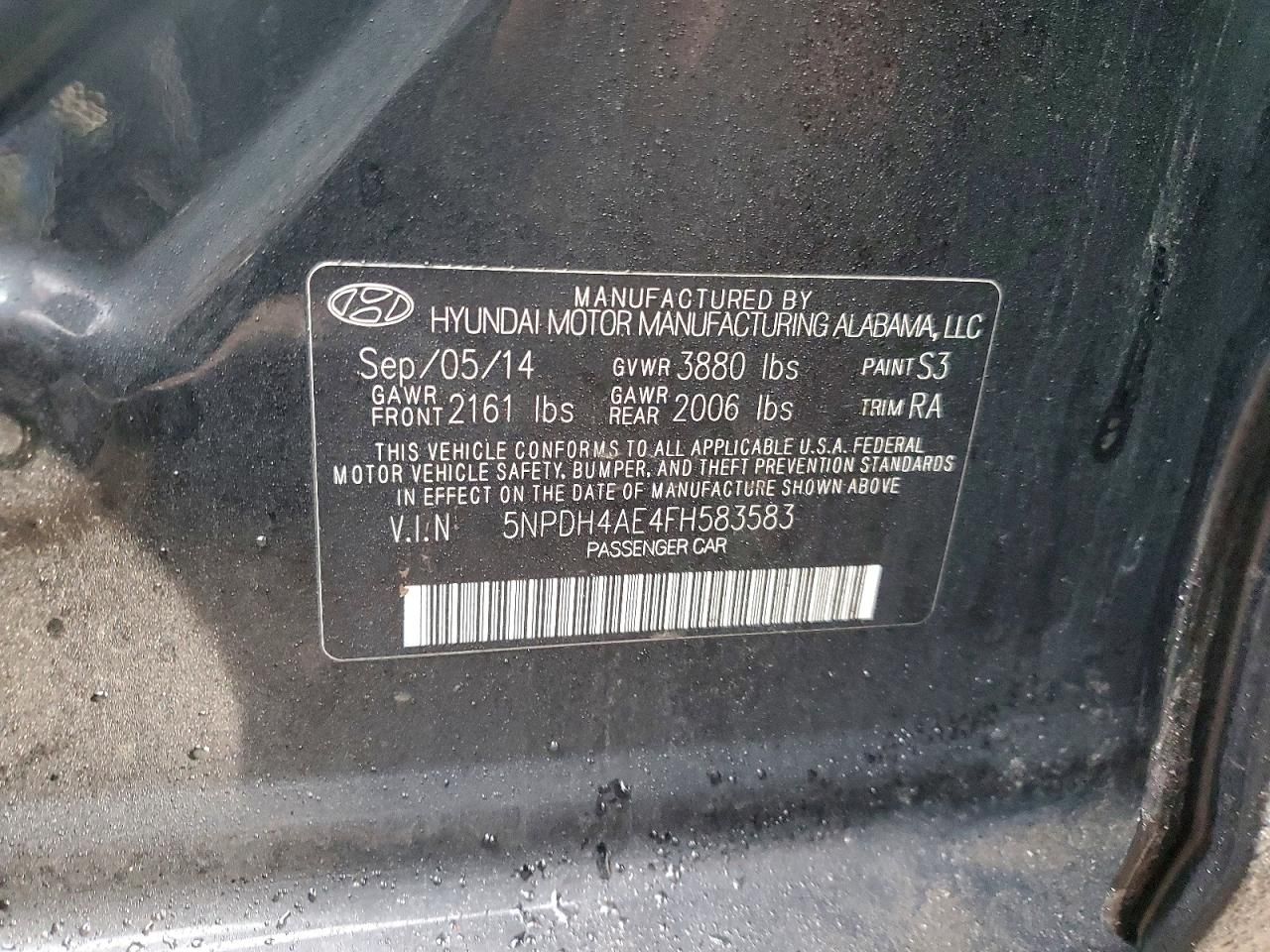 2015 Hyundai Elantra se