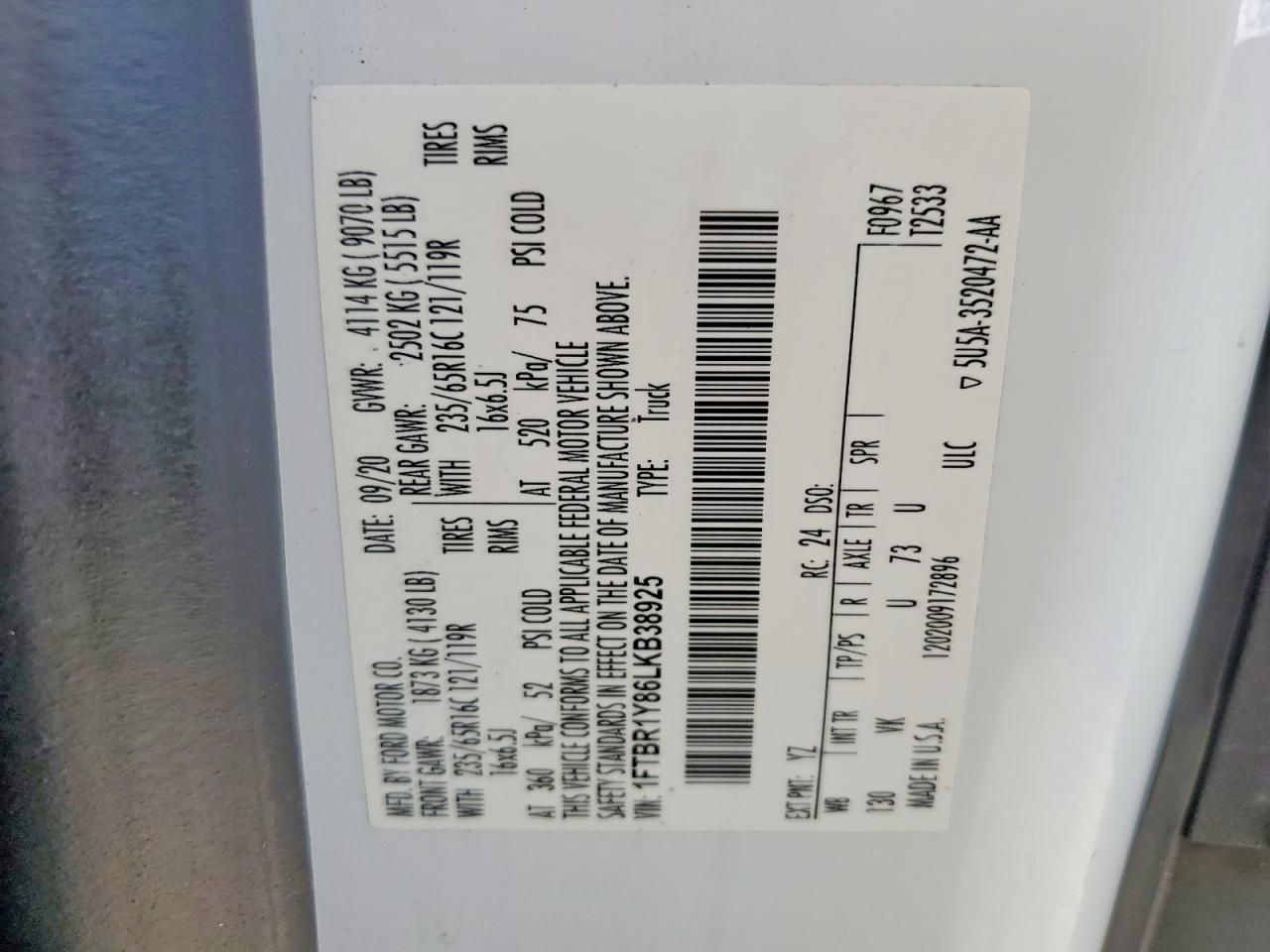 2020 Ford Transit T-250