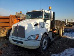 Salvage trucks for sale at Elgin, IL auction: 2017 Kenworth Construction T370