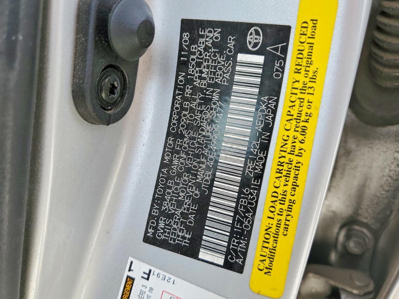 2009 Toyota Corolla Base