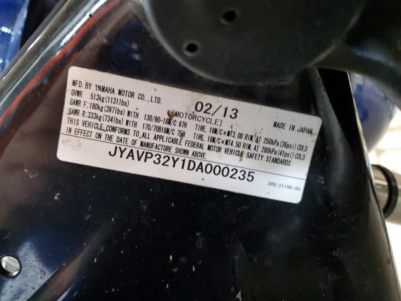 2013 Yamaha XVS1300 CTC