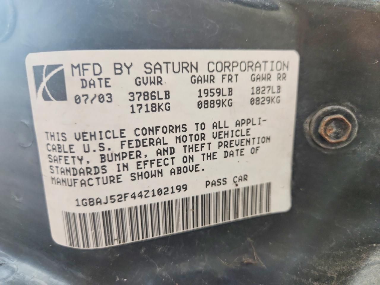 2004 Saturn Ion Level 2