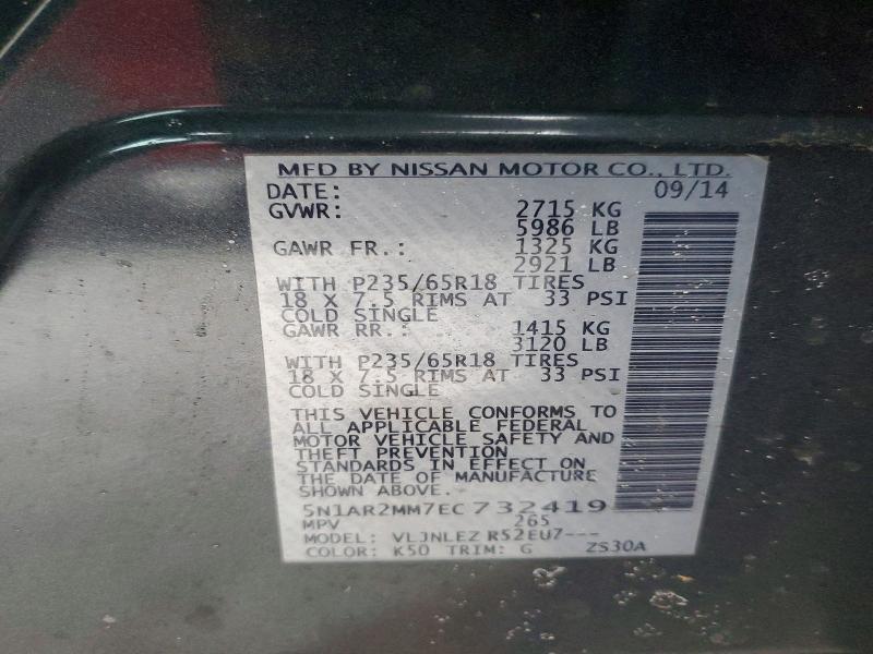 2014 Nissan Pathfinder s