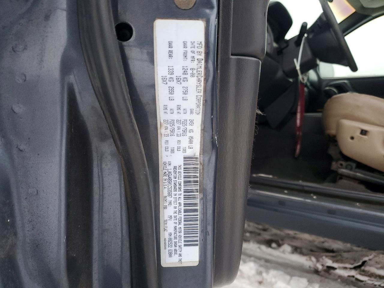 2001 Jeep Grand Cherokee Laredo