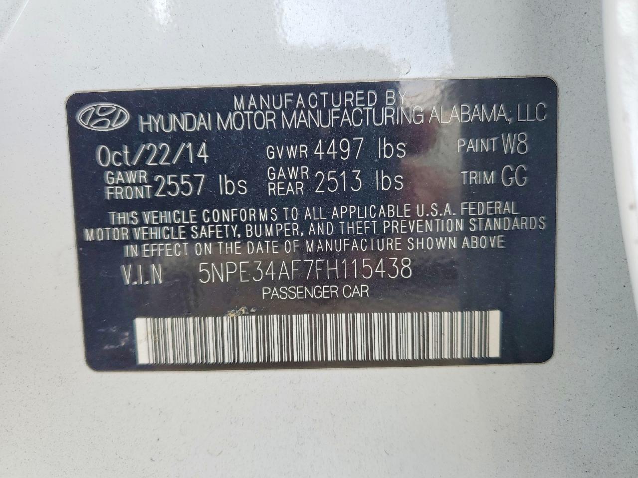 2015 Hyundai Sonata Sport