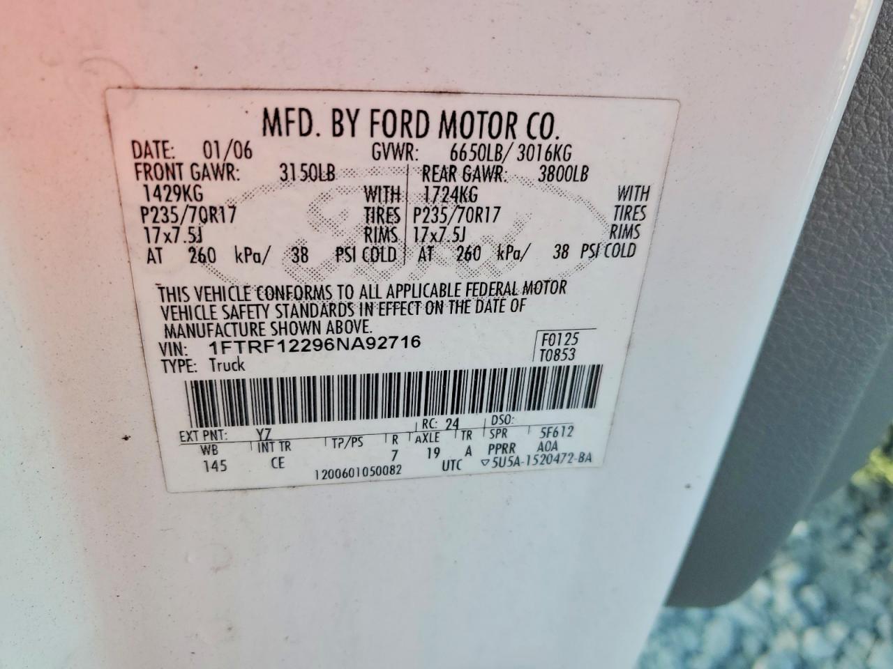 2006 Ford F150