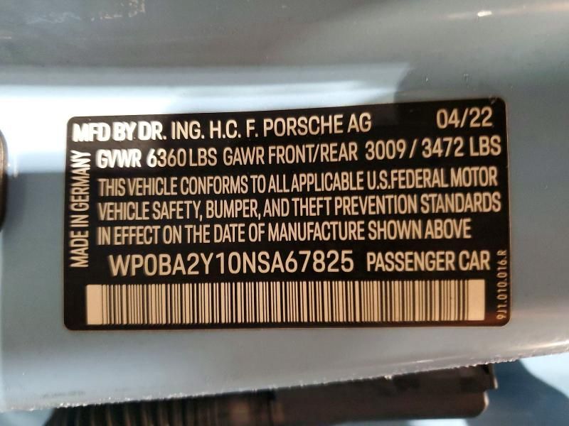 2022 Porsche Taycan Cross Turismo 4