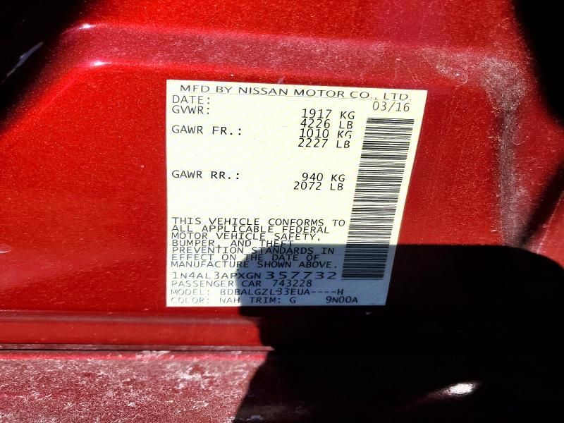 2016 Nissan Altima 2.5