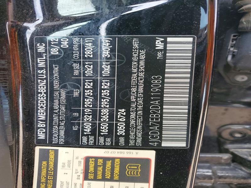 2013 Mercedes-Benz Ml 63 amg