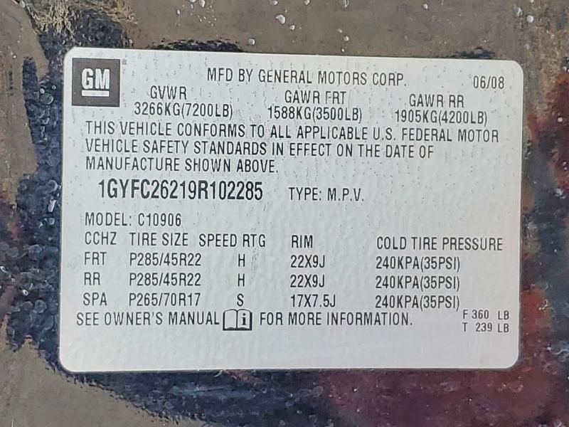 2009 Cadillac Escalade esv Luxury