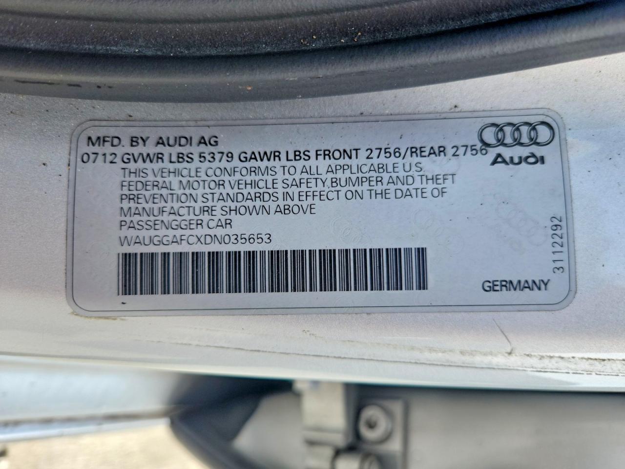 2013 Audi A6 Premium Plus