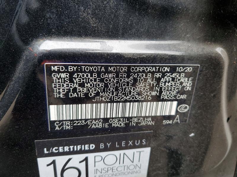2021 Lexus Is 350 f Sport