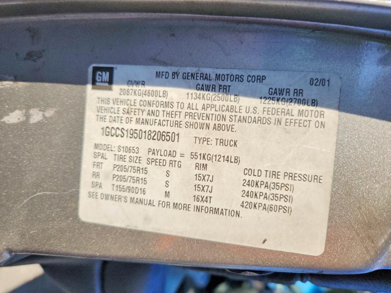 2001 Chevrolet S Truck S10
