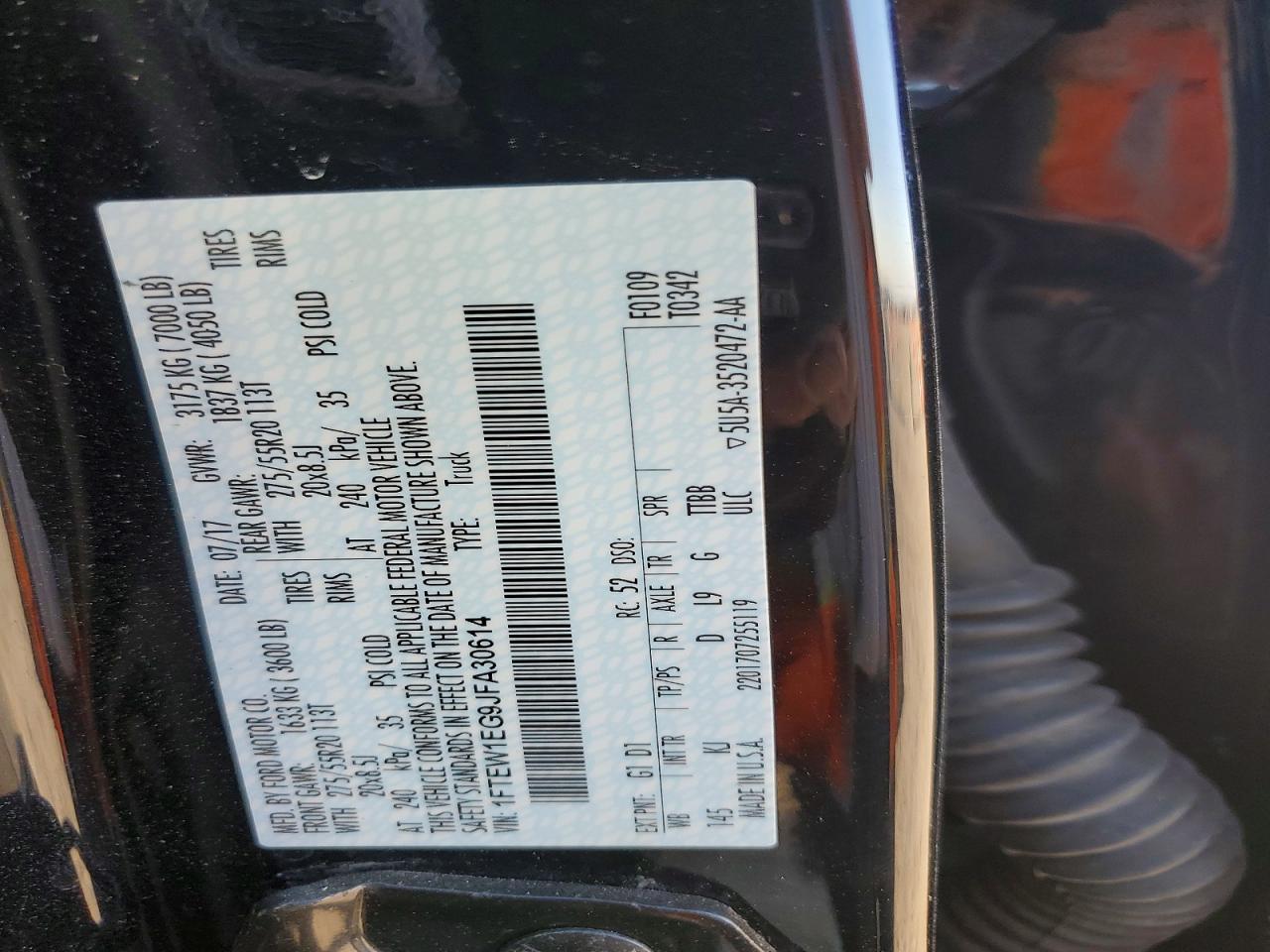 2018 Ford F150 Supercrew
