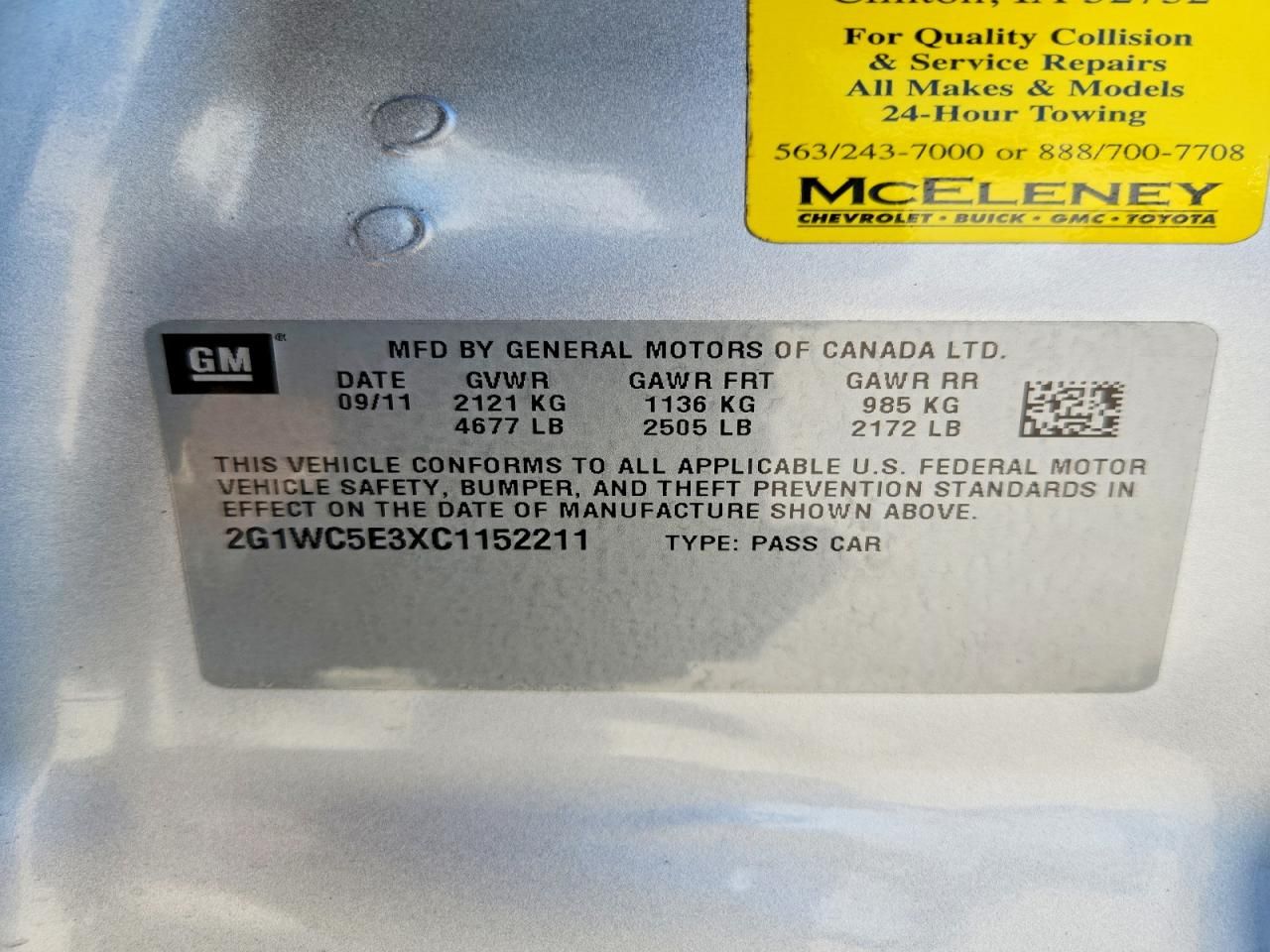 2012 Chevrolet Impala ltz