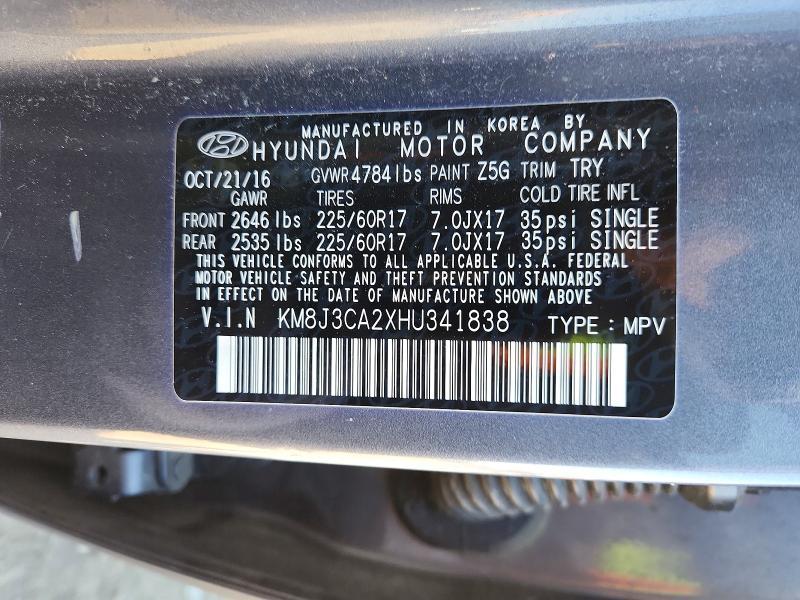2017 Hyundai Tucson Limited