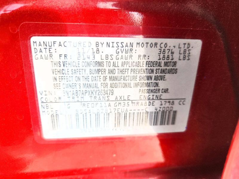 2019 Niss Sentra