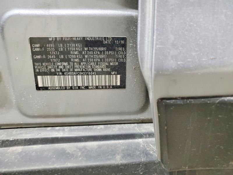 2017 Subaru Outback 2.5i Premium