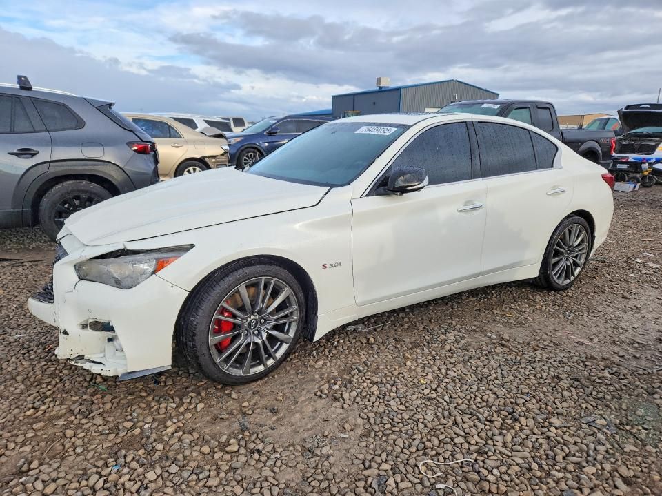 2019 Infiniti Q50 red Sport 400