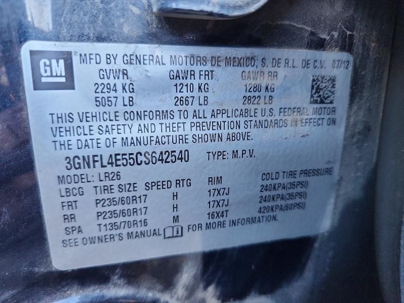 2012 Chevrolet Captiva Sport