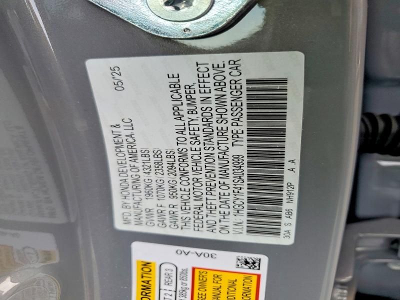 2025 Honda Accord se