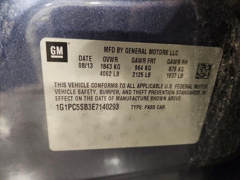 2014 Chevrolet Cruze lt