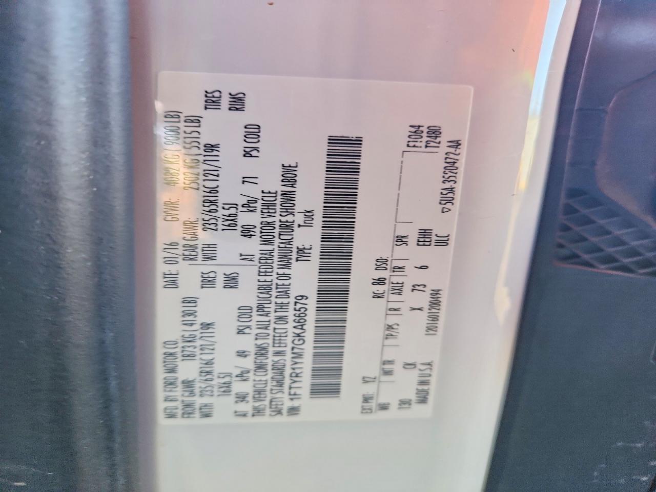 2016 Ford Transit T