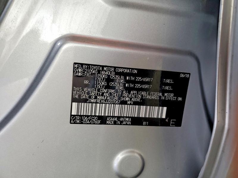 2018 Toyota Rav4 xle