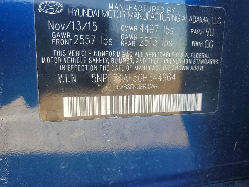 2016 Hyundai Sonata se