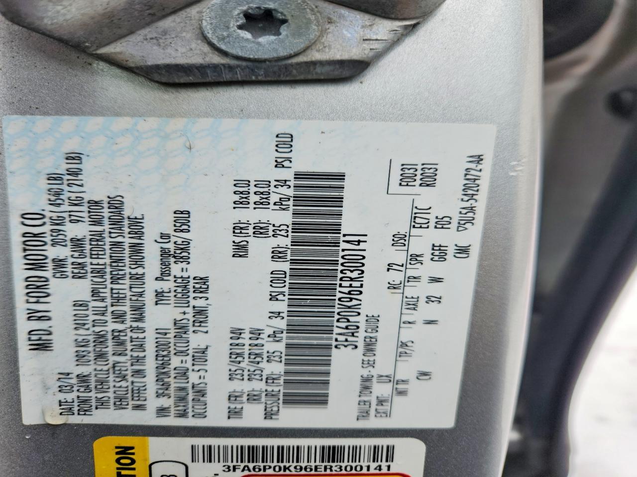 2014 Ford Fusion Titanium